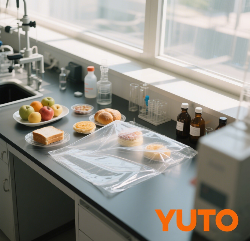 Scientists testing biodegradable food packaging materials